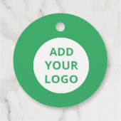 Weihnachtsfeiertag mit moderner Editing Business-L Geschenkanhänger (Rückseite)