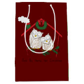 Weihnachtsfeiertag Mittlere Geschenktüte (Vorderseite)