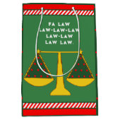 Weihnachtsfeiertag Mittlere Geschenktüte (Vorderseite)