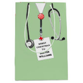 Weihnachtsfeiertag Mittlere Geschenktüte (Vorderseite)