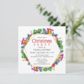Weihnachtsfeiertag Modernes Weihnachtsfest im Unte Einladung (Stehend Vorderseite)