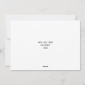 Weihnachtsfeiertag Mops Hundekarte Feiertagskarte (Rückseite)