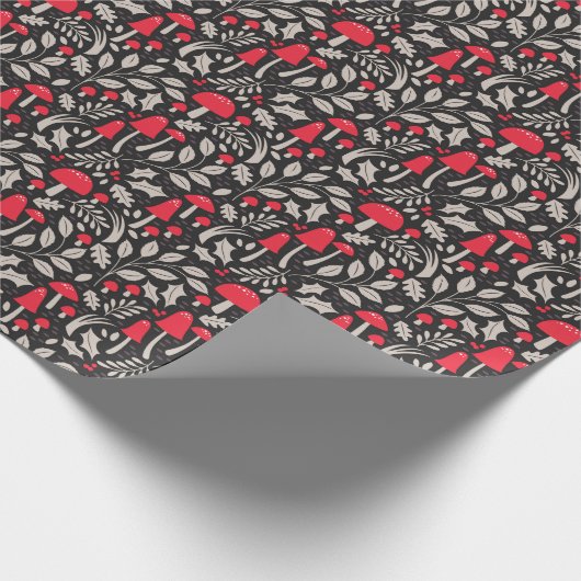 Weihnachtsfeiertag Mushroom-Umschlagpapier Geschenkpapier (Ecke)