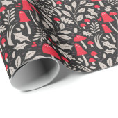 Weihnachtsfeiertag Mushroom-Umschlagpapier Geschenkpapier (Rolleneckpunkt)