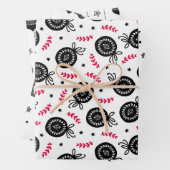 Weihnachtsfeiertag Muster skandinavischen Stil Geschenkpapier Set (Beispiel)