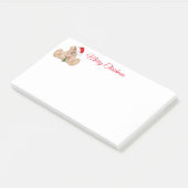 Weihnachtsfeiertag - Nachhinweise Post-it Klebezettel (angewinkelt)