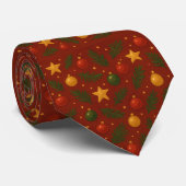 Weihnachtsfeiertag Necktie Klassische Krawatte (Gerollt)