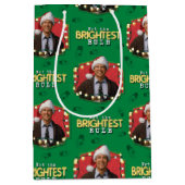 Weihnachtsfeiertag | Nicht das hellste Bulb-Patter Mittlere Geschenktüte (Vorderseite)