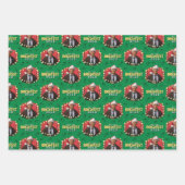 Weihnachtsfeiertag | Nicht das hellste Bulbmuster Geschenkpapier Set (Vorderseite 2)