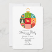 Weihnachtsfeiertag Niedlich Weihnachten Party Einl Einladung (Vorderseite)