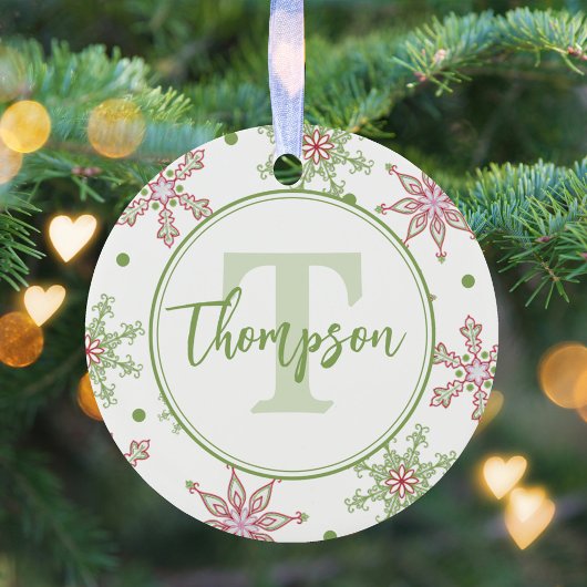 Weihnachtsfeiertag Niedliche Schneeflocke Keramik Ornament