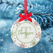 Weihnachtsfeiertag Niedliche Schneeflocke Keramik Ornament