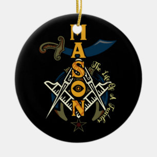 Weihnachtsfeiertag Noble Shriner Mason The Life O Keramik Ornament