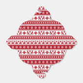 Weihnachtsfeiertag Nordic Pattern Gemütlich Geschenkschachtel (Ungefaltet)