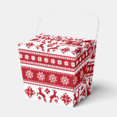 Weihnachtsfeiertag Nordic Pattern Gemütlich Geschenkschachtel (Vorderseite)