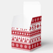 Weihnachtsfeiertag Nordic Pattern Gemütlich Geschenkschachtel (Geöffnet)
