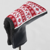 Weihnachtsfeiertag Nordic Pattern Gemütlich Golf Headcover (3/4 Vorderseite)