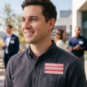 Weihnachtsfeiertag Nordic Pattern Gemütlich Namenschild