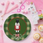 Weihnachtsfeiertag-Nussknabe Pappteller (Party)