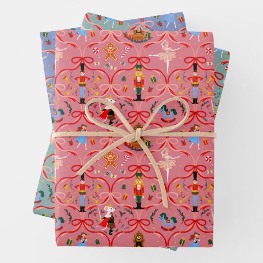 Weihnachtsfeiertag - Nutcracker Geschenkpapier Set (Beispiel)