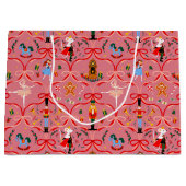 Weihnachtsfeiertag - Nutcracker Große Geschenktasc Geschenktüte (Vorderseite)