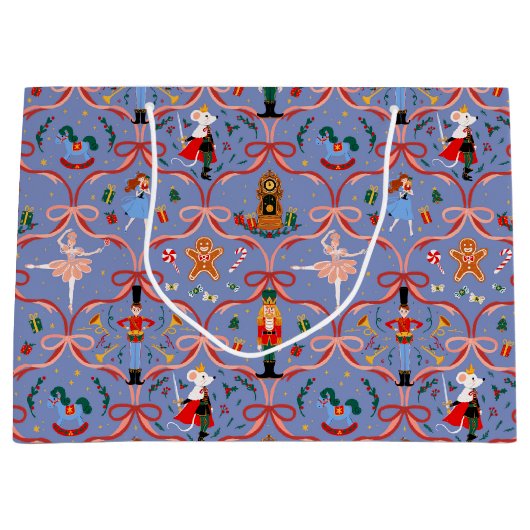 Weihnachtsfeiertag - Nutcracker Große Geschenktüte (Vorderseite)