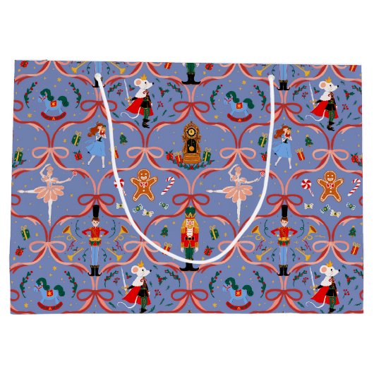 Weihnachtsfeiertag - Nutcracker Große Geschenktüte (Rückseite)