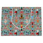 Weihnachtsfeiertag - Nutcracker Große Geschenktüte (Vorderseite)