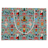 Weihnachtsfeiertag - Nutcracker Große Geschenktüte (Rückseite)