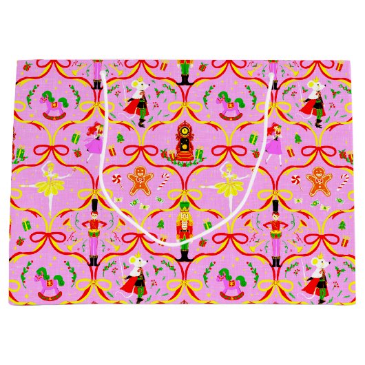 Weihnachtsfeiertag - Nutcracker Große Geschenktüte (Vorderseite)