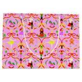 Weihnachtsfeiertag - Nutcracker Große Geschenktüte (Rückseite)