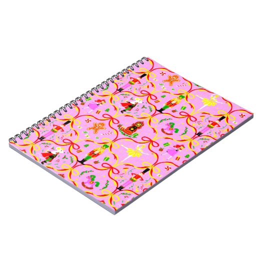 Weihnachtsfeiertag - Nutcracker Notizblock (Linke Seite)