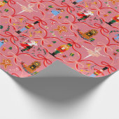 Weihnachtsfeiertag - Nutcracker Wrapping Paper Geschenkpapier (Ecke)