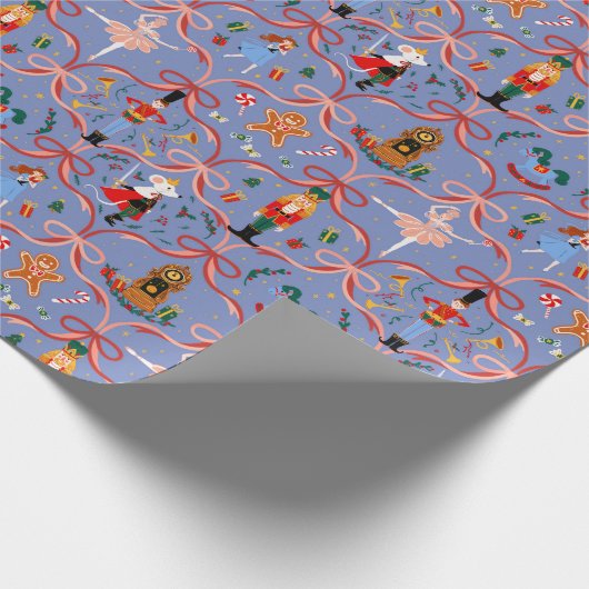Weihnachtsfeiertag - Nutcracker Wrapping Paper Geschenkpapier (Ecke)
