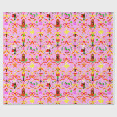 Weihnachtsfeiertag - Nutcracker Wrapping Paper Geschenkpapier (Flach)