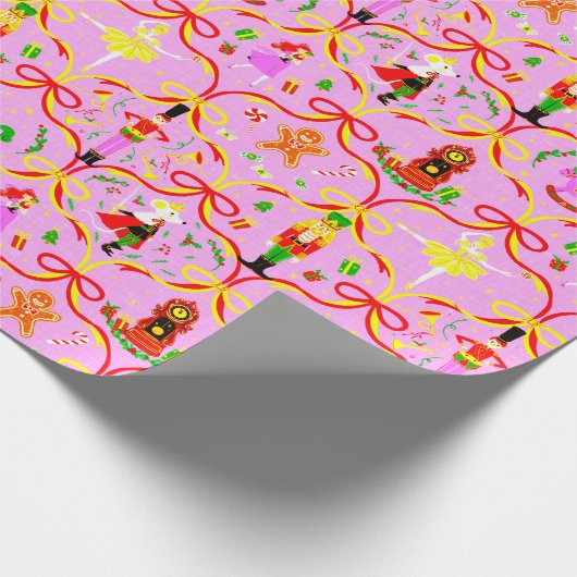 Weihnachtsfeiertag - Nutcracker Wrapping Paper Geschenkpapier (Ecke)