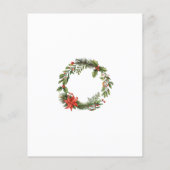 Weihnachtsfeiertag Offenes Haus Party Flyer (Hinten)