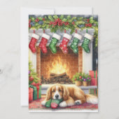 Weihnachtsfeiertag Open House Einladung (Rückseite)