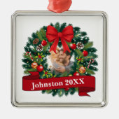 Weihnachtsfeiertag Ornament Aus Metall (Vorne)