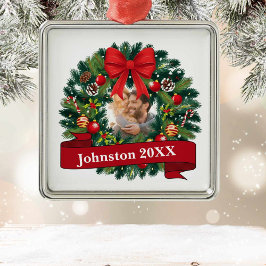 Weihnachtsfeiertag Ornament Aus Metall