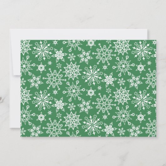 Weihnachtsfeiertag Ornament Exchange Party Einladung (Rückseite)