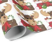 Weihnachtsfeiertag Packpapier (Rolleneckpunkt)