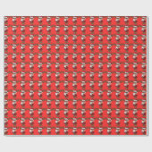 Weihnachtsfeiertag Packpapier (Flach)