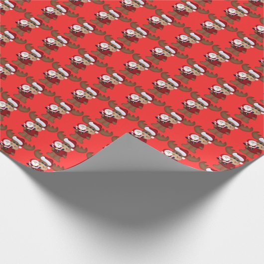 Weihnachtsfeiertag Packpapier (Ecke)