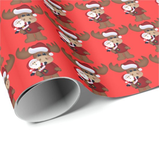 Weihnachtsfeiertag Packpapier (Rolleneckpunkt)