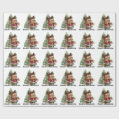 Weihnachtsfeiertag Packpapier (Flach)