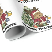 Weihnachtsfeiertag Packpapier (Rolleneckpunkt)