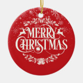 Weihnachtsfeiertag, Papa, Definition des Vaters Keramik Ornament (Vorne)