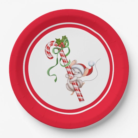 Weihnachtsfeiertag-Papierteller Pappteller (Vorderseite)