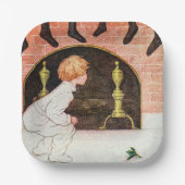 Weihnachtsfeiertag Pappteller (Vorderseite)